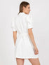 tie-waist-short-sleeve-blazer-dress OhSoStyled - Sophia's Style in White-17